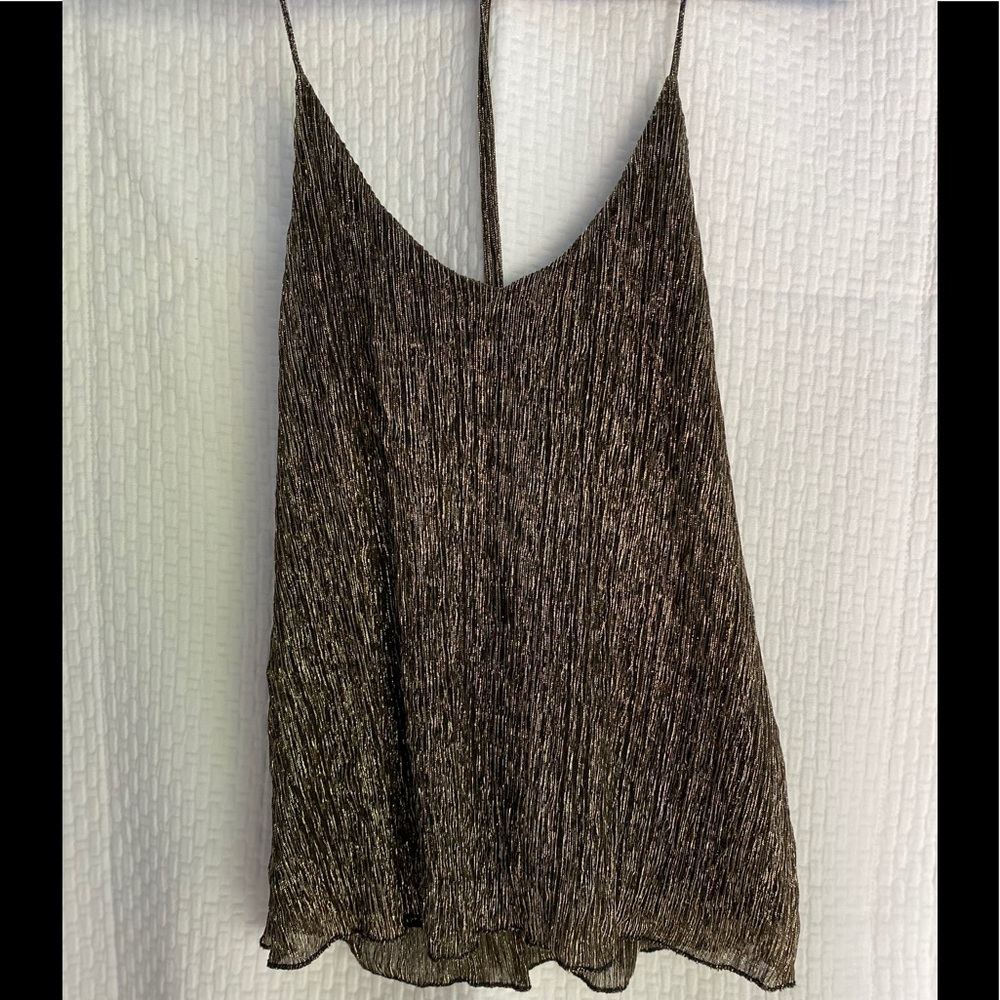 Top shop metallic tank top